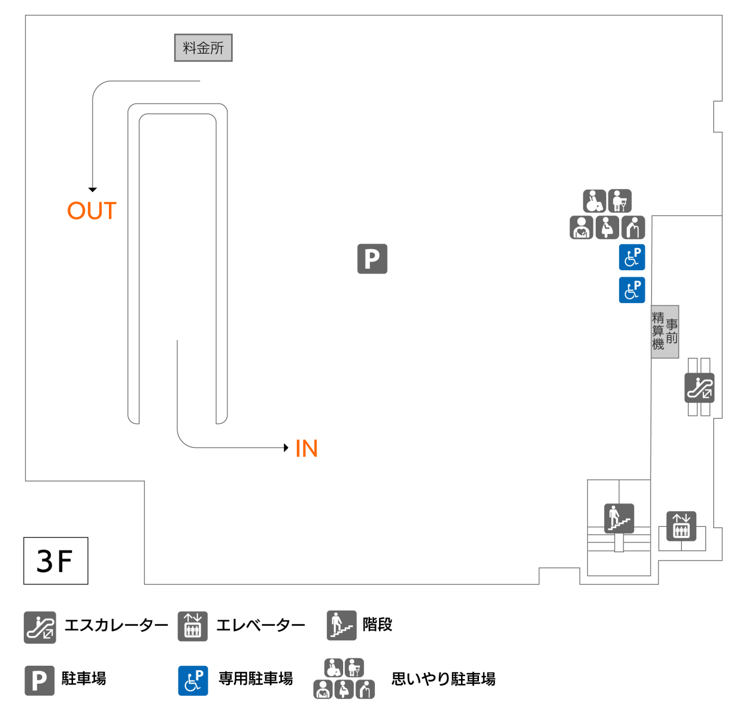 BiVi二条3Fフロアマップ