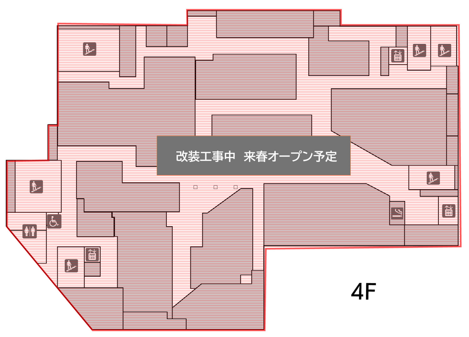 BiVi仙台駅東口4Fフロアマップ