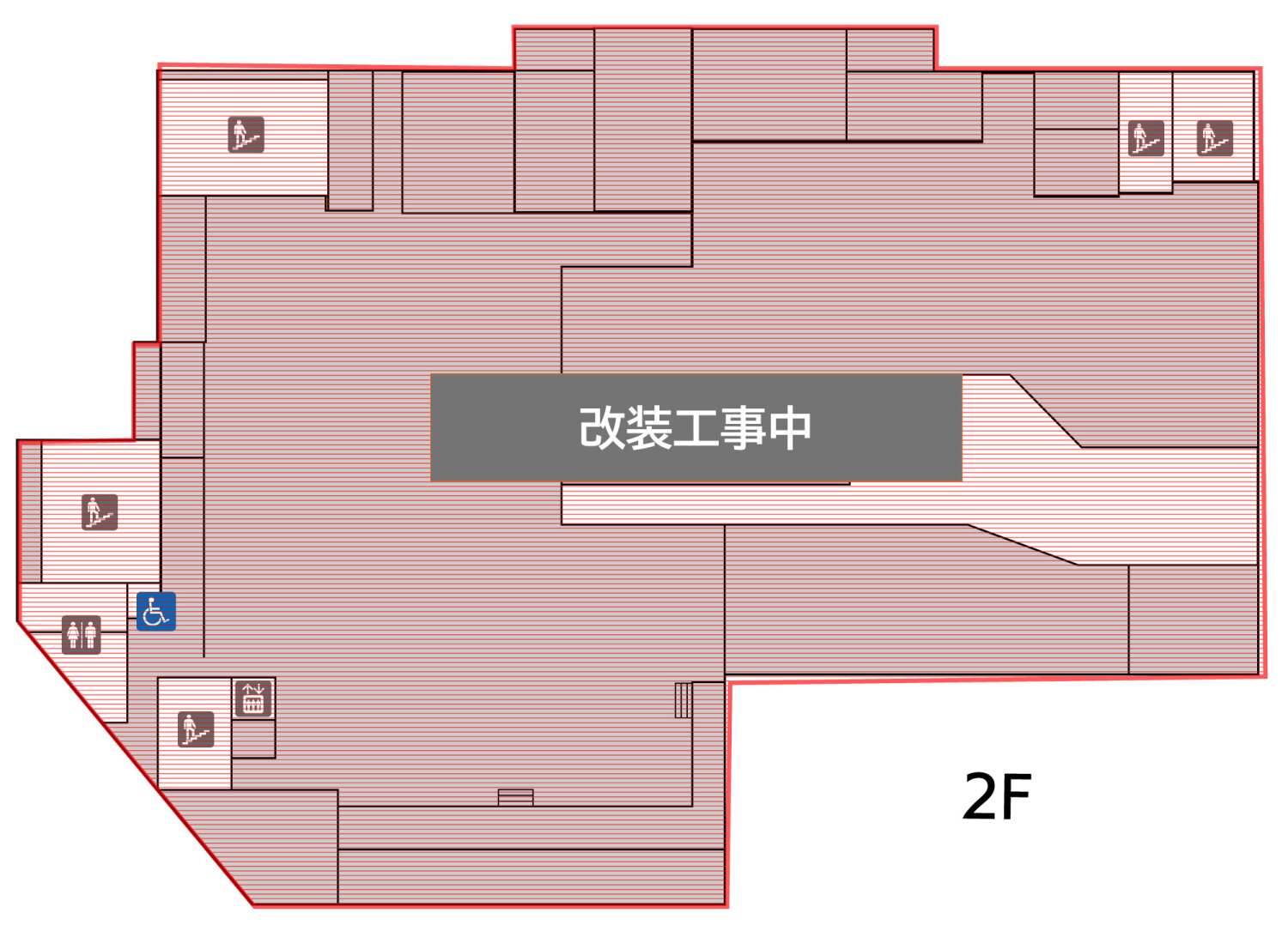BiVi仙台駅東口2Fフロアマップ