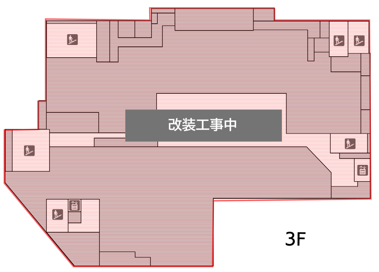 BiVi仙台駅東口3Fフロアマップ