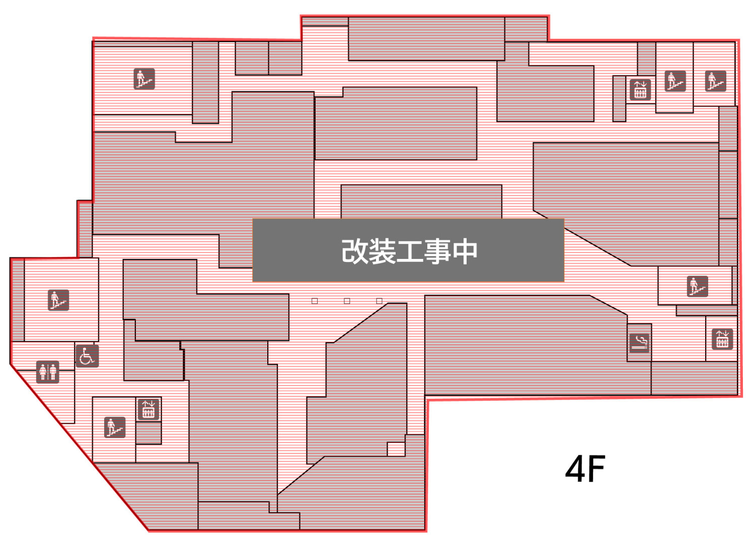 BiVi仙台駅東口4Fフロアマップ
