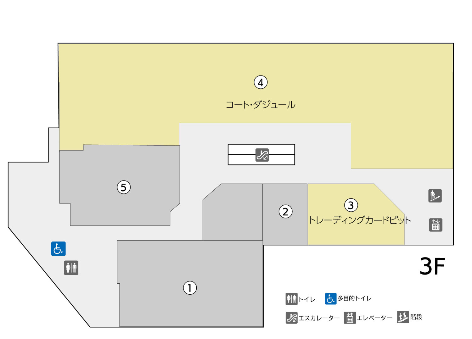 BiVi仙台駅東口3Fフロアマップ