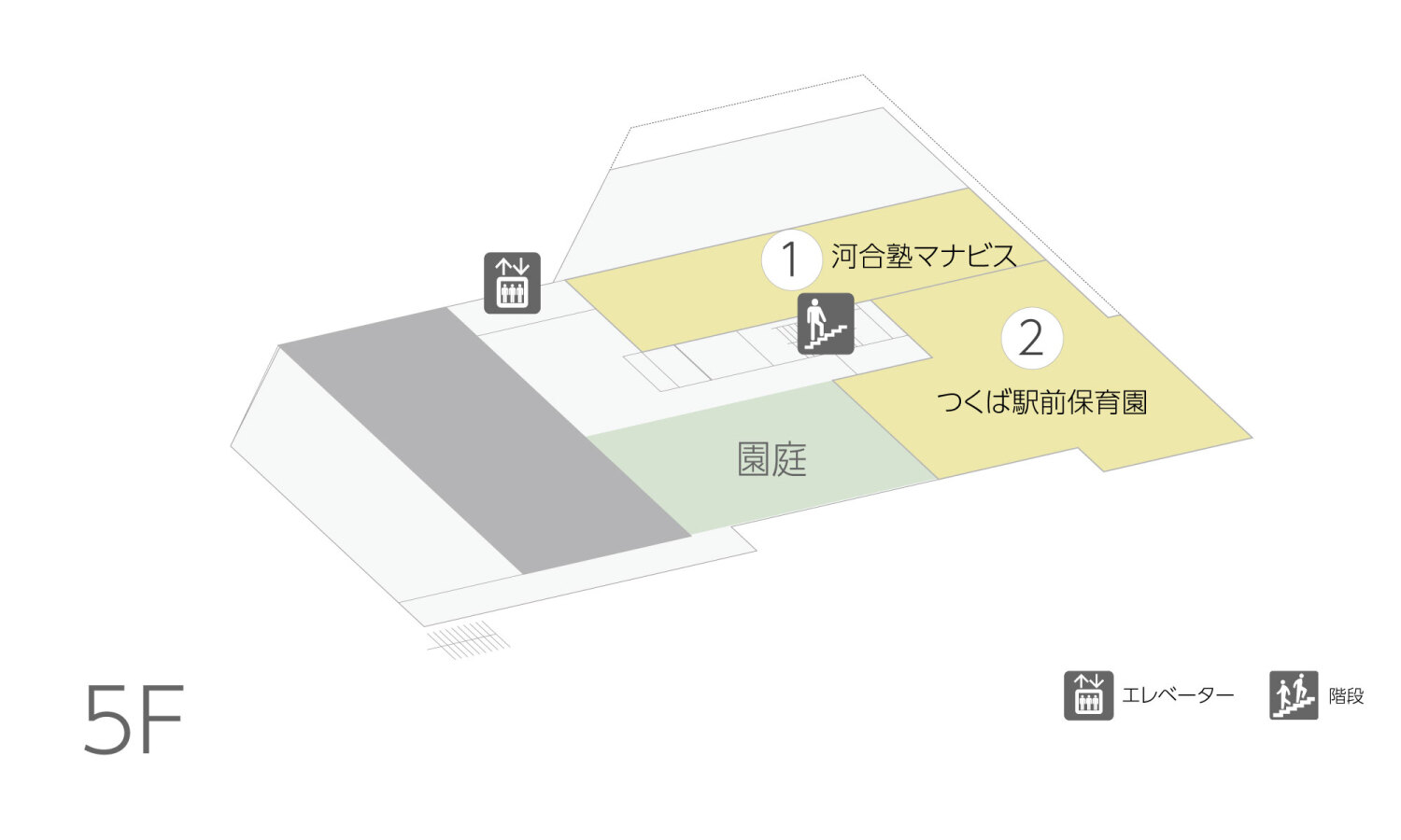 BiViつくば5Fフロアマップ