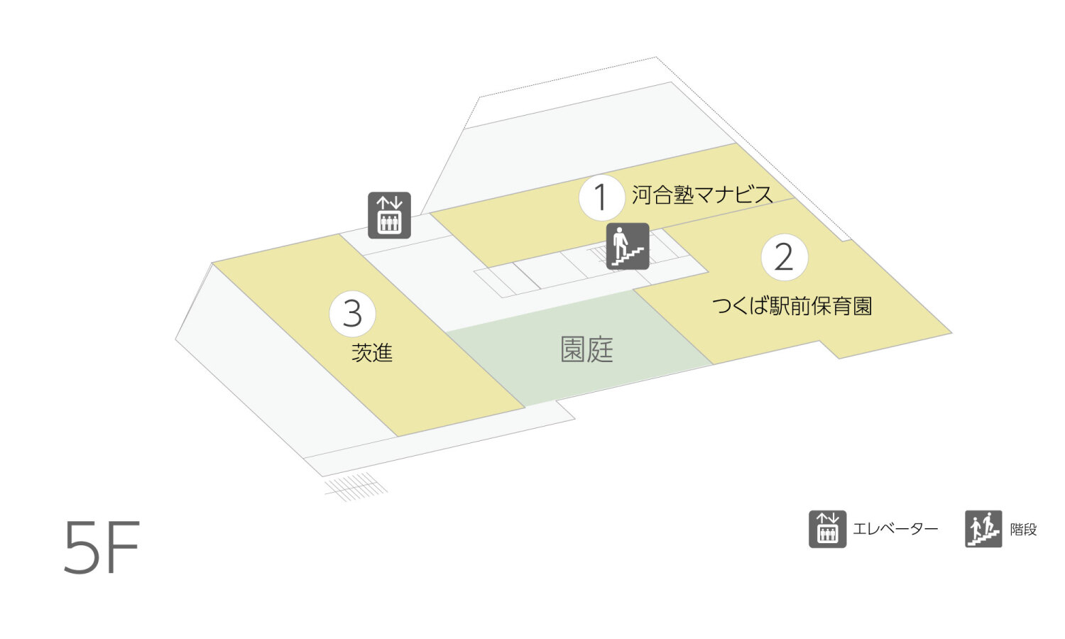 BiViつくば5Fフロアマップ